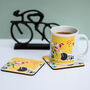 Tour De France Cycling Mug And Coaster Set, thumbnail 1 of 4