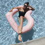 Personalised Pink Heart Pool Float, thumbnail 7 of 8