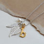 Sterling Silver Birch Leaf Necklace, thumbnail 4 of 7