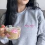 Personalised Music Lyric Sweatshirt, thumbnail 1 of 2