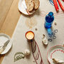 Patterned Linen Dinner Table Runner, thumbnail 1 of 3