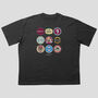 West Ham Beer Mats Oversized T Shirt, thumbnail 1 of 8