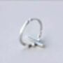 Sterling Silver Loves Beat Adjustable Ring, thumbnail 2 of 5