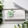 Handmade Wedding Money Wallet Mint Green And White, thumbnail 2 of 7