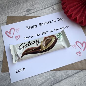 Happy Mother's Day Chocolate Galaxy Open Card, 2 of 2