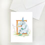 E Is For Elephant Alphabet Greetings Card, thumbnail 1 of 12