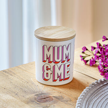 Personalised Mum And Me Mothers Day Candle, 3 of 5