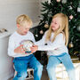 Personalised Kids Polar Bear Family Christmas Jumper, thumbnail 9 of 10