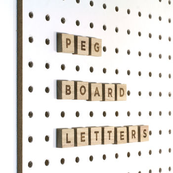 Pegboard Letters, 3 of 5