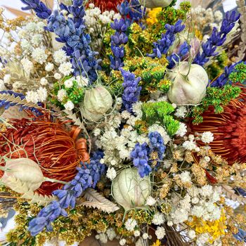 Preserved Lavender Banksia Eucalyptus Natural Bouquet, 5 of 12