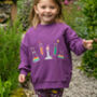Purple Science Sweatshirt For Kids, thumbnail 1 of 12