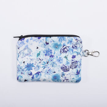 Tiny Florals Silk Zipped Pouch Bag, 6 of 7