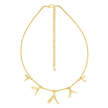 Sycamore Station Necklace In Gold Vermeil, 2 of 4