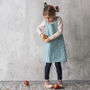 Kids Baking Apron | Linen Crossback Smock, thumbnail 1 of 11