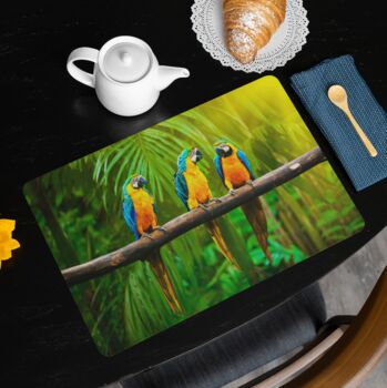 Placemats Featuring Three Macaws, 2 of 2