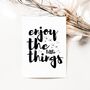 Enjoy The Little Things Foil Print, thumbnail 4 of 7