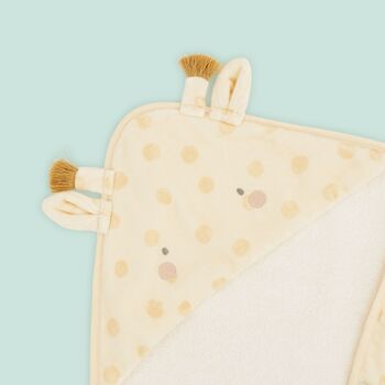 Personalised Giraffe Hooded Towel, 3 of 4