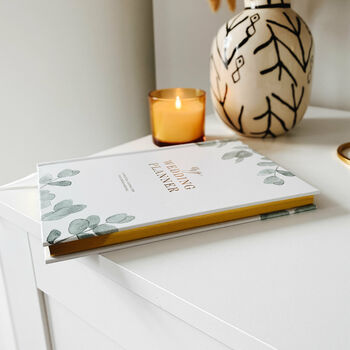 Wedding Planner Book Eucalyptus | Engagement Gift, 6 of 12