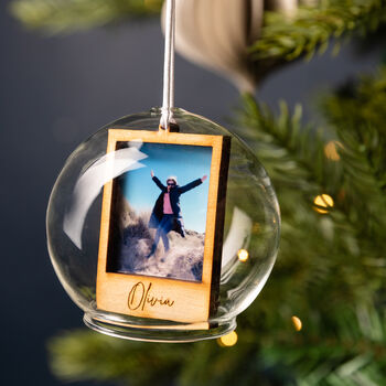 Personalised Photo Dome Bauble, 2 of 6