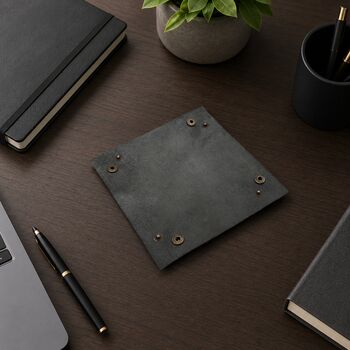 Executive Leather Velvet Desk Tray, 2 of 12