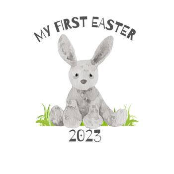 My First Easter Bunny And Bodysuit Gift Set, 4 of 4