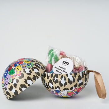 Bauble In Swedish Design Filled With Swedish Candy, 9 of 12