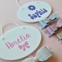 Personalised Hair Bow Hanger Hippie Daisy, thumbnail 8 of 11