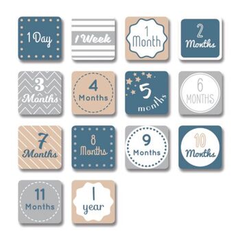 Mountain Swaddle With Milestone Cards Baby Gift Set, 2 of 7