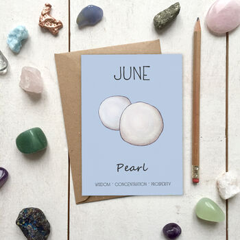 Birthstone Illustration Birthday Card, 7 of 12