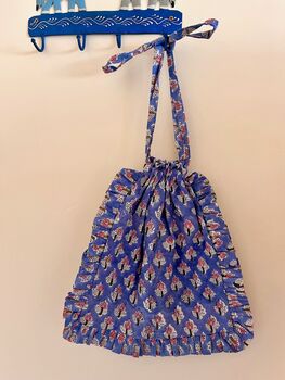 Indian Blockprint Tote Bag, 3 of 3