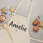 Personalised Childrens Apron With Name And Star Design, thumbnail 2 of 3