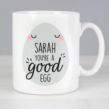 Personalised Easter You're A Good Egg Ceramic Mug, 3 of 4