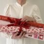 Valentine's Script Love Wrapping Paper, thumbnail 4 of 6