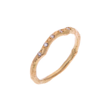 Eternity Ring In 18 Carat Gold And Diamond, 2 of 3