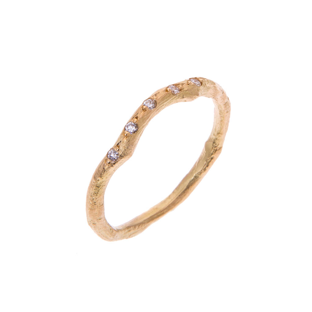 Eternity Ring In 18 Carat Gold And Diamond By Anthony Blakeney ...
