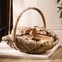 Rutana Wicker Log Carrier With Handle, thumbnail 1 of 4
