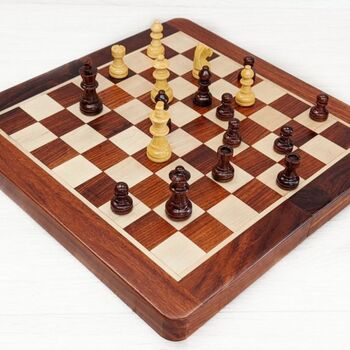 Two In One Chess Set Board Game Set Family Game, 5 of 5
