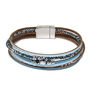 Summer Faux Leather Bead Bracelet With Magnetic Clasp, thumbnail 8 of 12