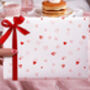 Three Sheets Of Cute Pink And Red Heart Wrapping Paper, thumbnail 2 of 2