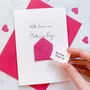 Personalised 'With Love' Mother's Day Envelope Card, thumbnail 1 of 2