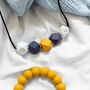 Teething Necklace And Teether Baby Gift Set, thumbnail 1 of 10