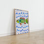 Catch Of The Day Art Print Fish Coastal Poster, thumbnail 2 of 9