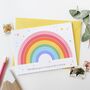 Rainbow Sending A Hug Card, thumbnail 2 of 2