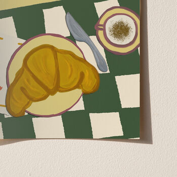 I'll Save You A Piece Croissant Print, 9 of 11