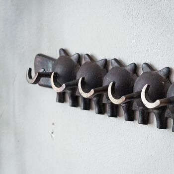 Cast Iron Pig Tails Hooks, 3 of 4