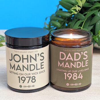Personalised Funny Men's Scented Vegan Candle, 5 of 5