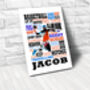 Personalised Basketball Player Art Print, thumbnail 2 of 5