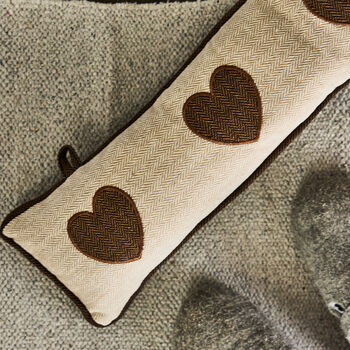 Country Hearts Doorstop And Draught Excluder, 6 of 7