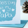 First Father's Day As My Papa Card, thumbnail 4 of 8