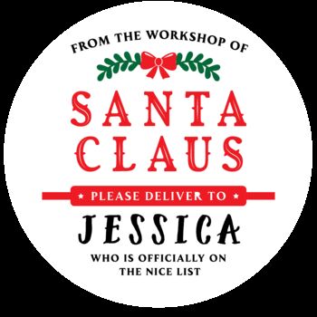 Personalised From The Workshop Of Santa Lollipop, 2 of 3